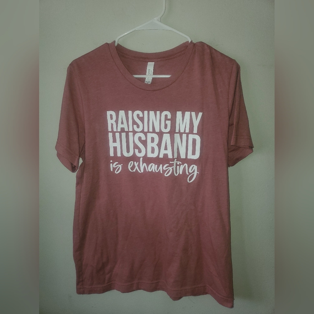 Bella Canvas Maroon Graphic Tee - Raising My Husband